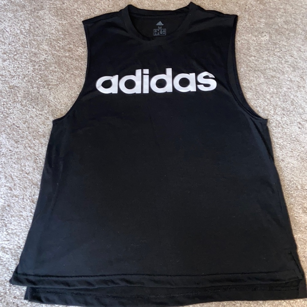 Adidas Womens black great condition sleeveless tank